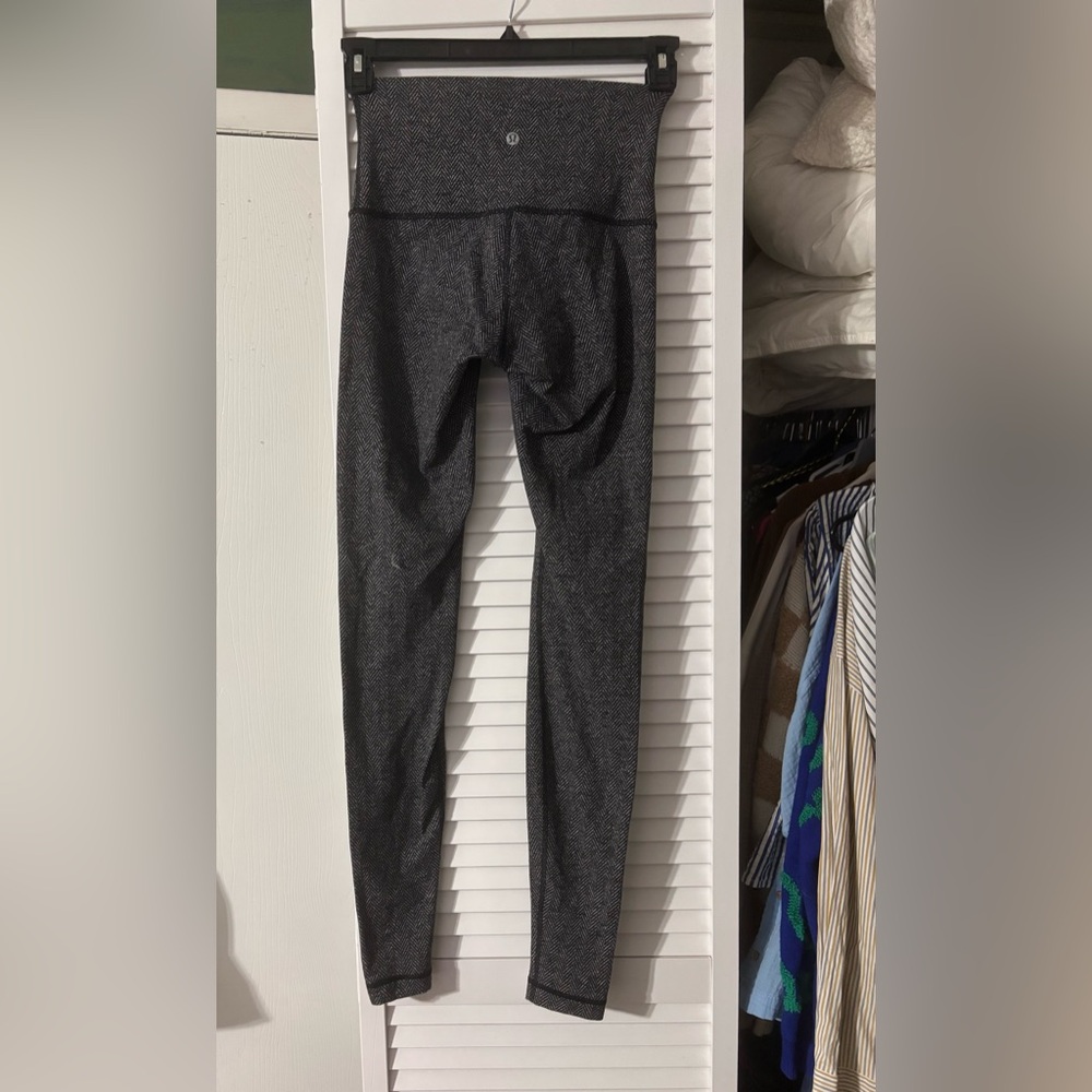 lululemon athletica Charcoal Herringbone leggings